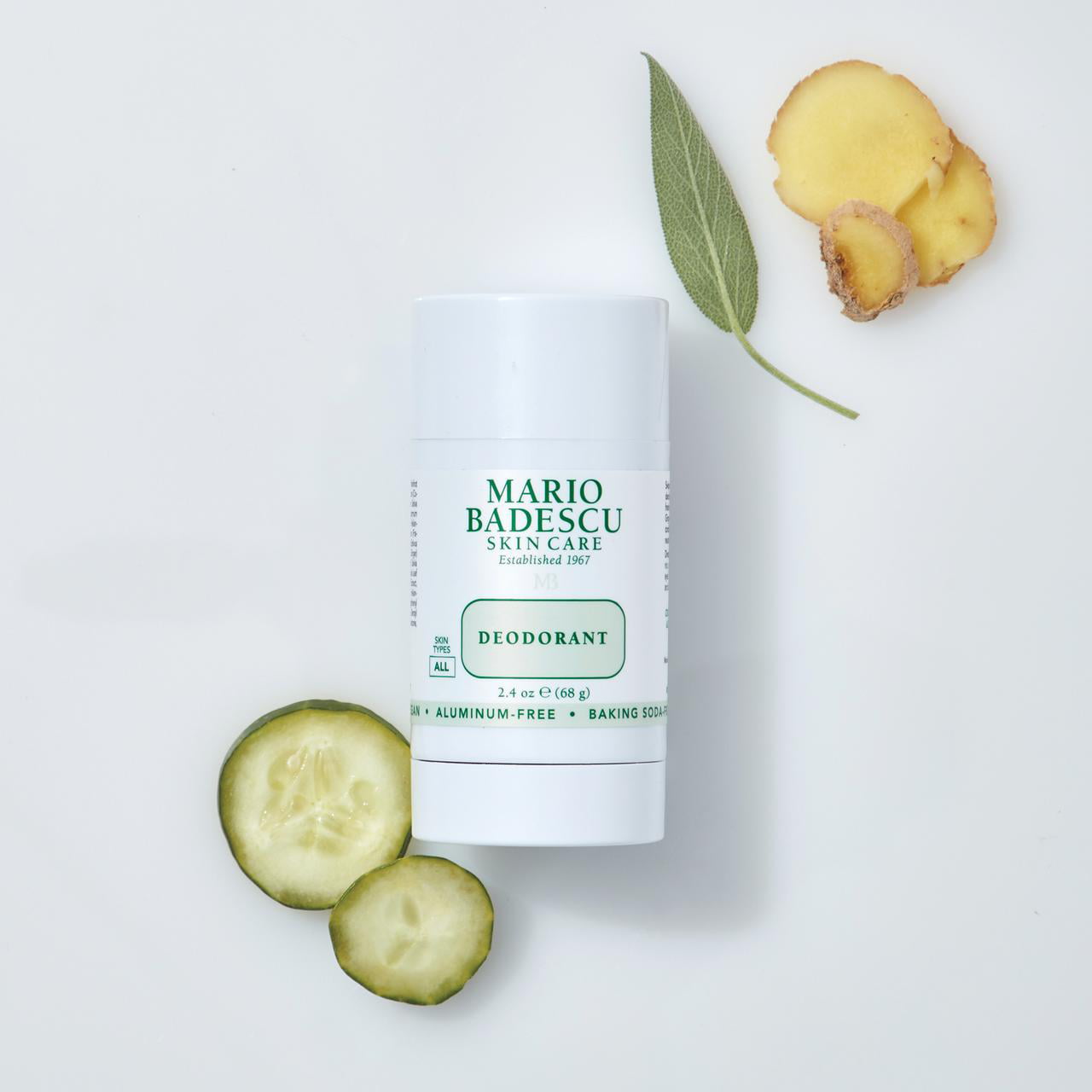 Mario Badescu Aluminum Free Deodorant Stick, Cucumber, 2.4 oz - Mario Badescu Skin Care - Nimbus Distributors - wholesale and distributors in United States Mario Badescu Aluminum Free Deodorant Stick, Cucumber, 2.4 oz - Mario Badescu Skin Care - Nimbus Distributors - wholesale and distributors in United States